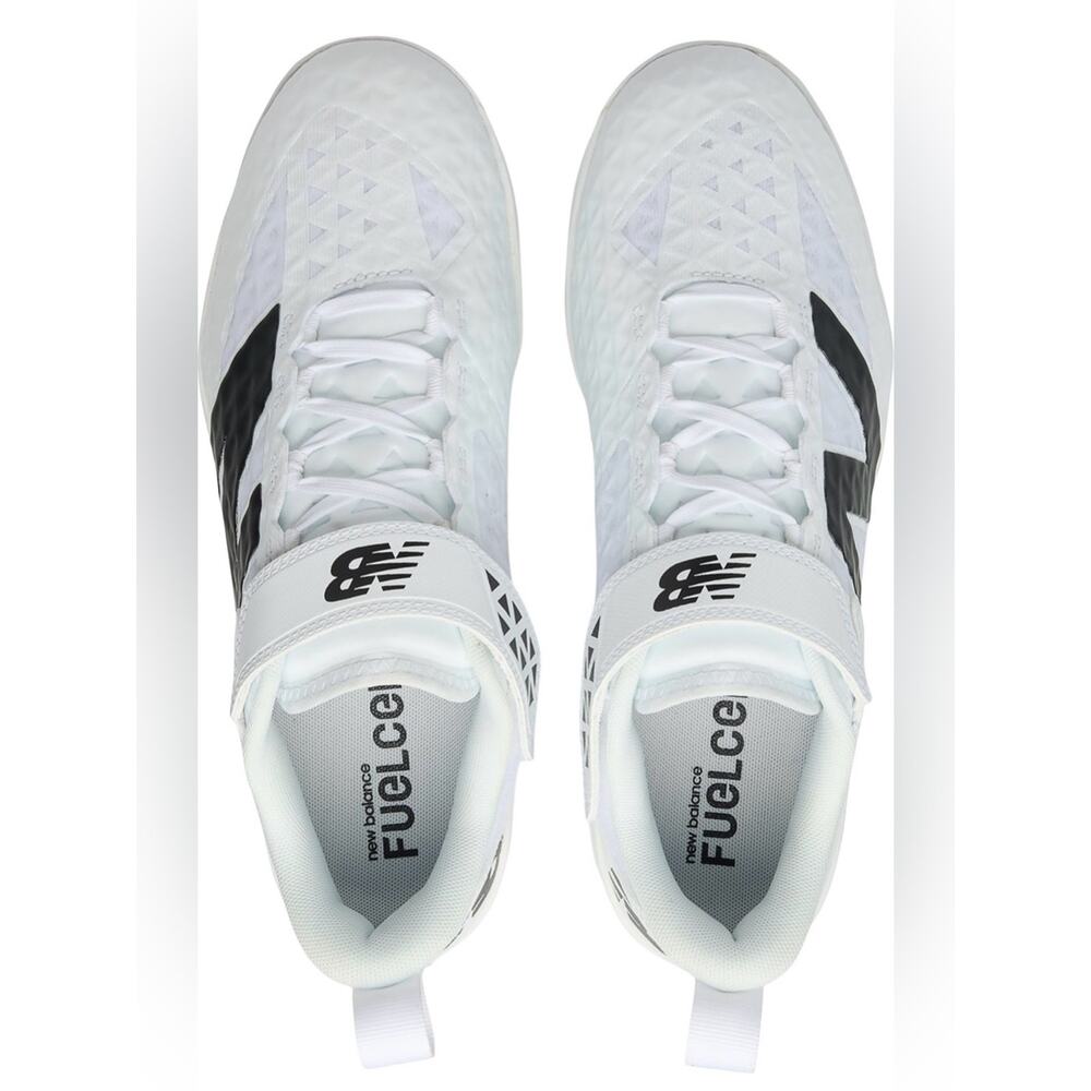 New Balance White Black Baseball Cleats - FuelCell 4040 NIB - Picture 7 of 13